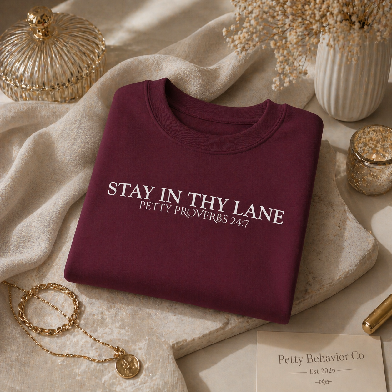 Stay in thy lane sweatshirt