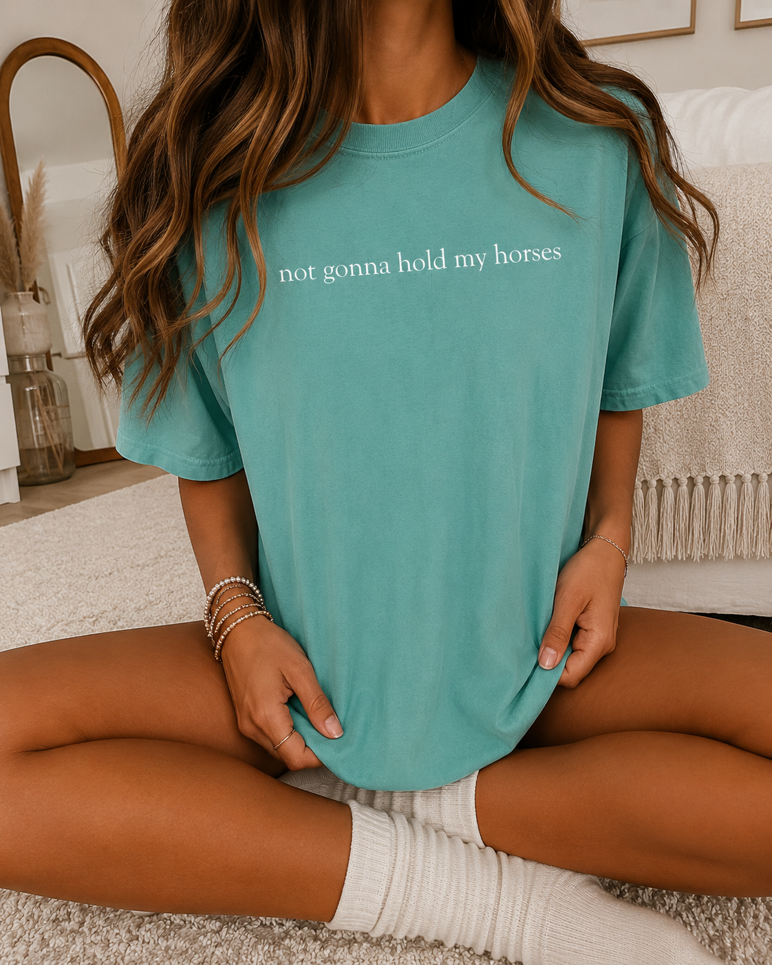 Not Gonna Hold My Horses Comfort Tee