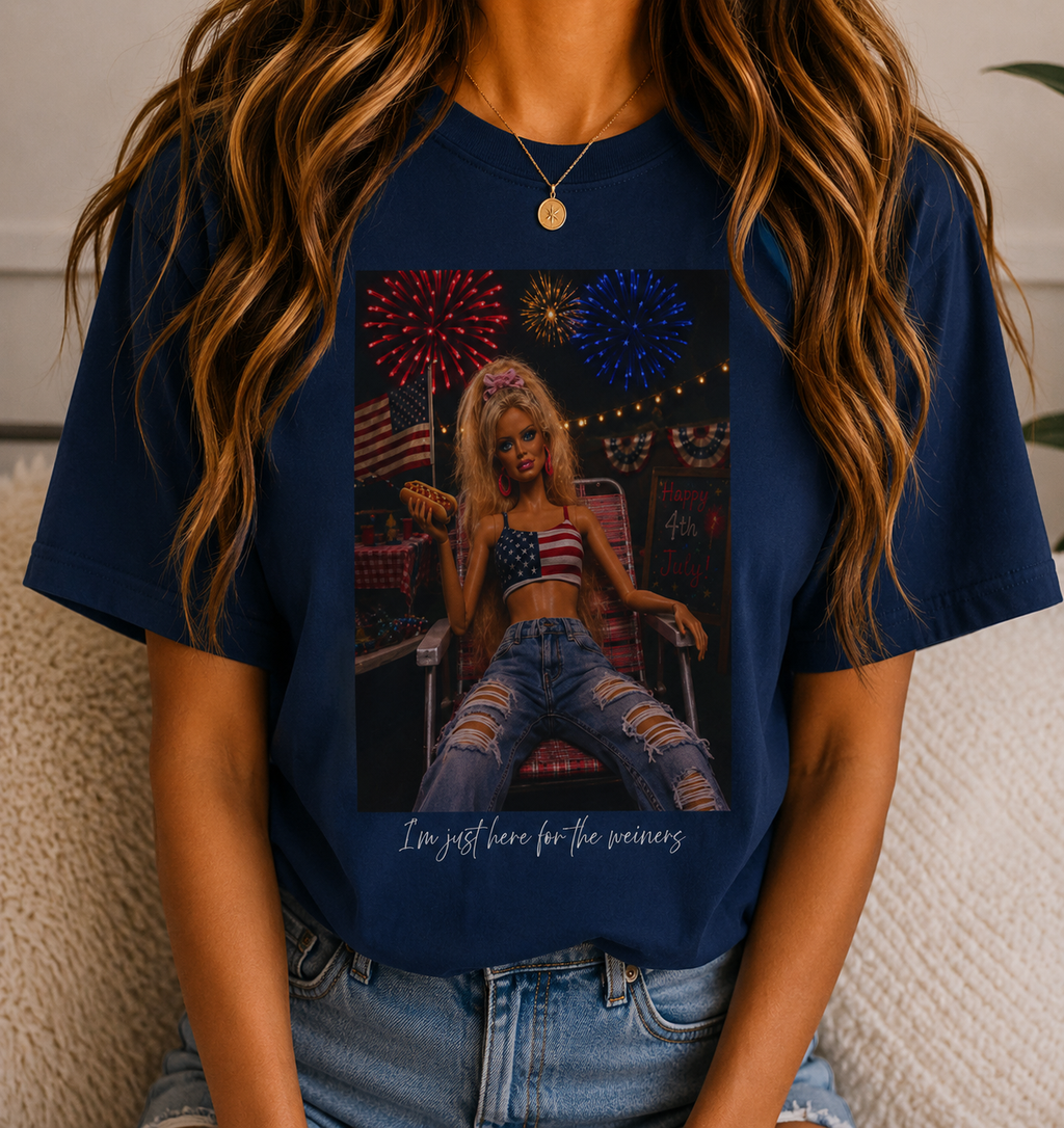Just Here for the Weiners Tee