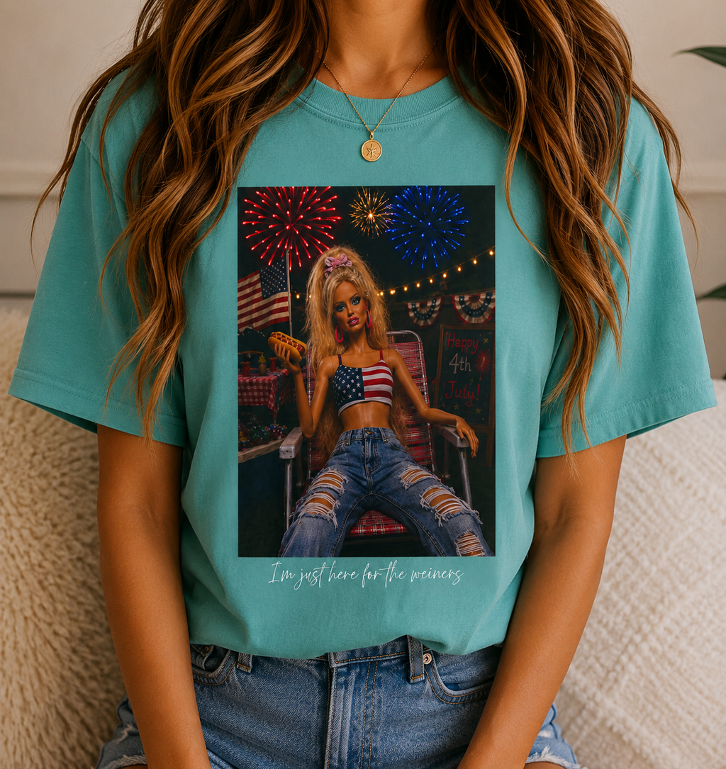 Just Here for the Weiners Tee