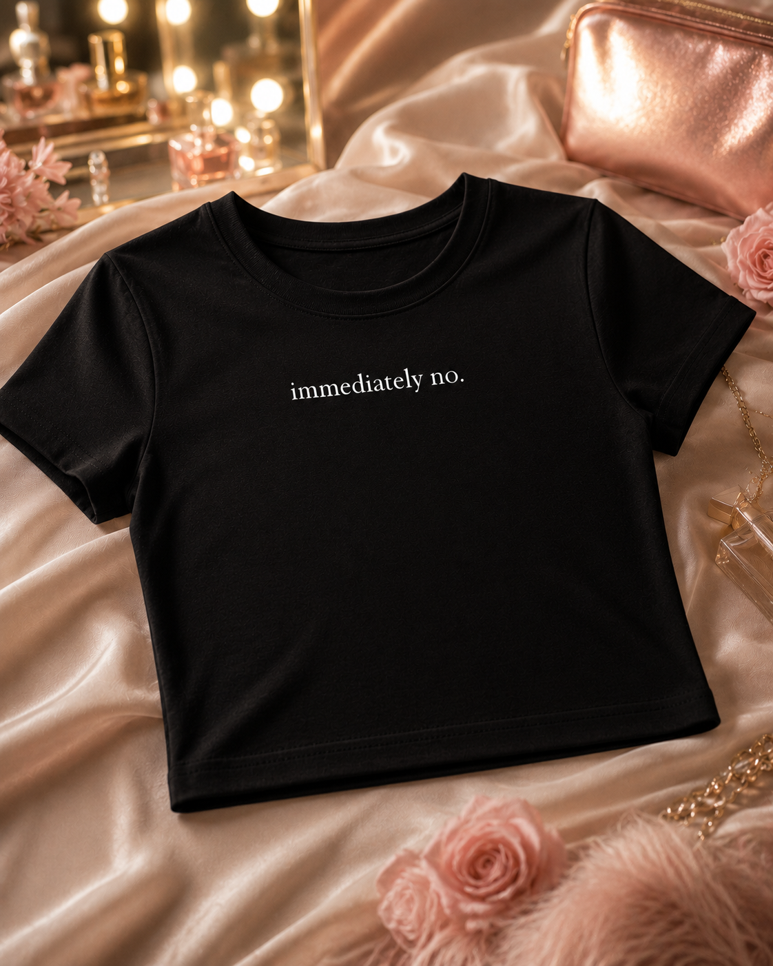 Immediately No Cropped Baby Tee
