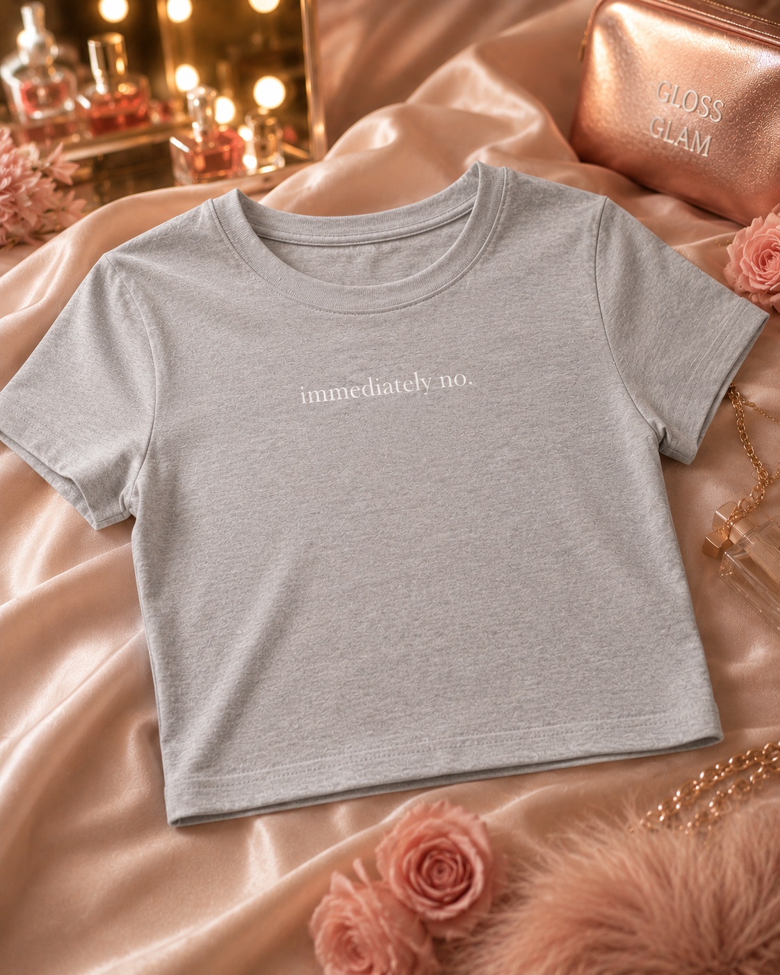 Immediately No Cropped Baby Tee