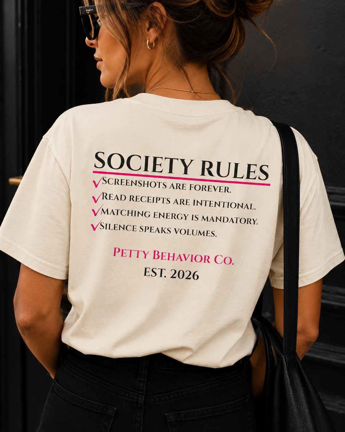 Society Rules Graphic Tee