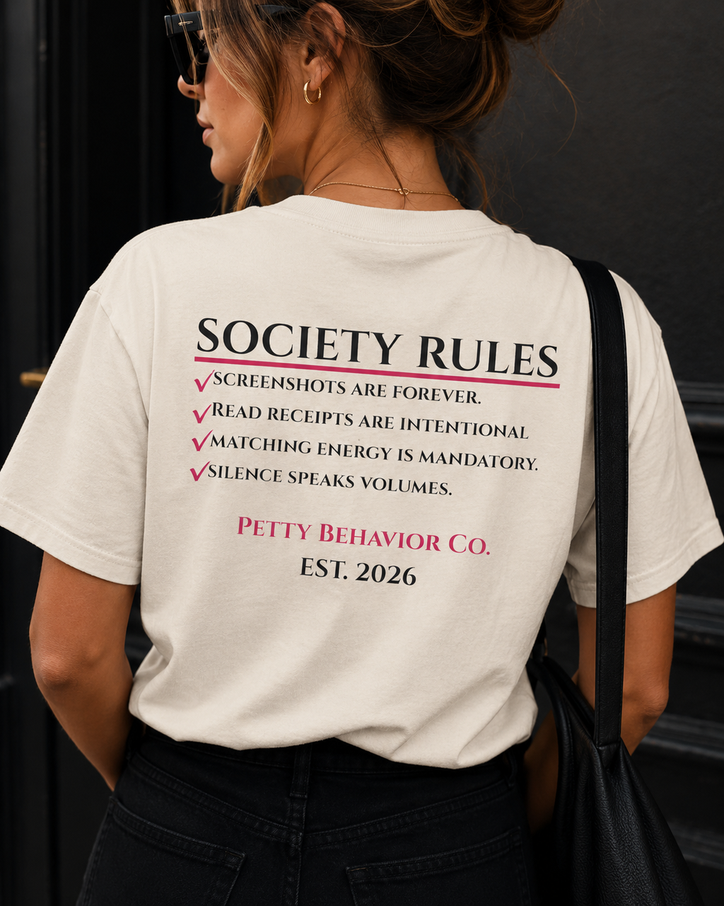 Society Rules Graphic Tee