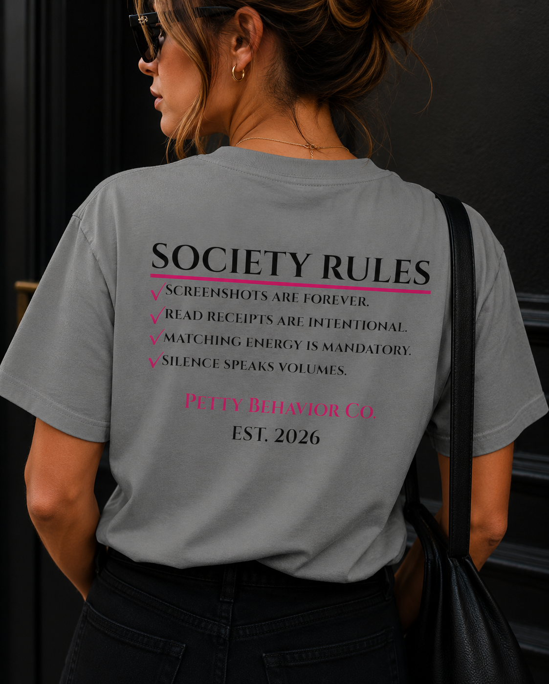 Society Rules Graphic Tee