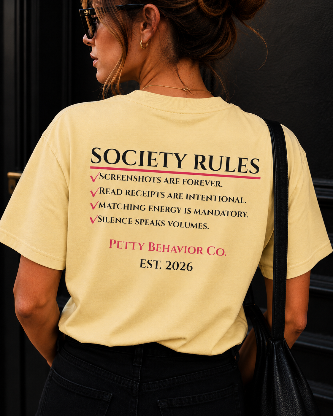 Society Rules Graphic Tee