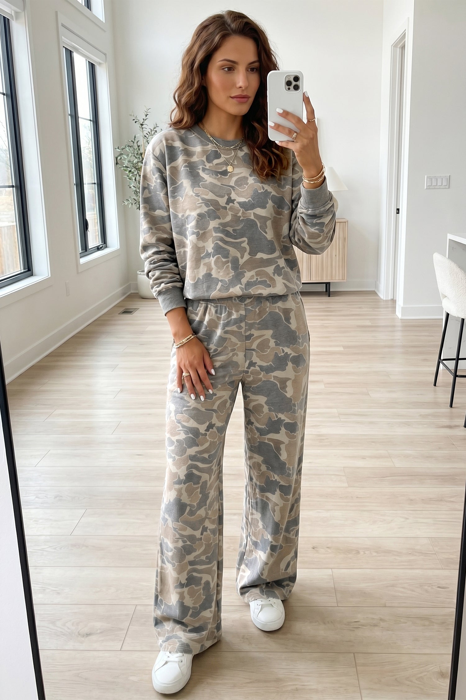 Multicolour  Camouflage Print Set