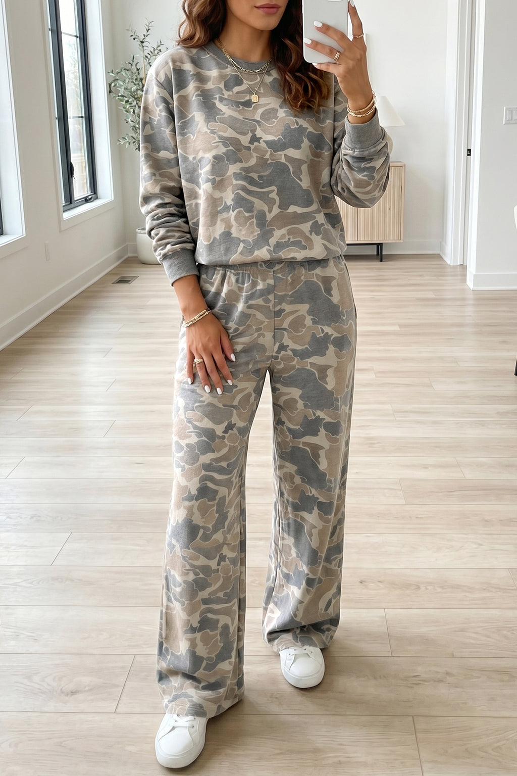 Multicolour  Camouflage Print Set