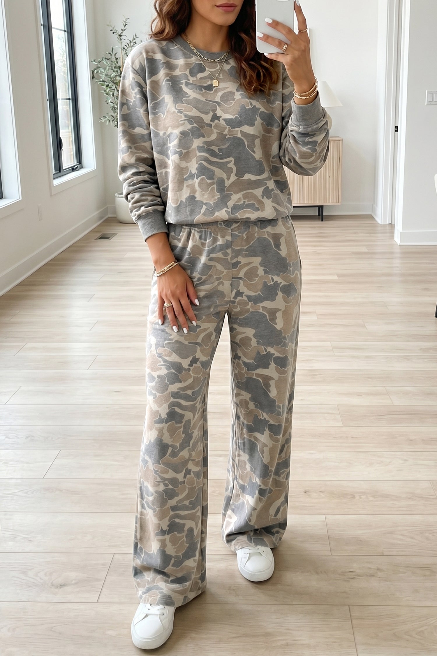 Multicolour  Camouflage Print Set