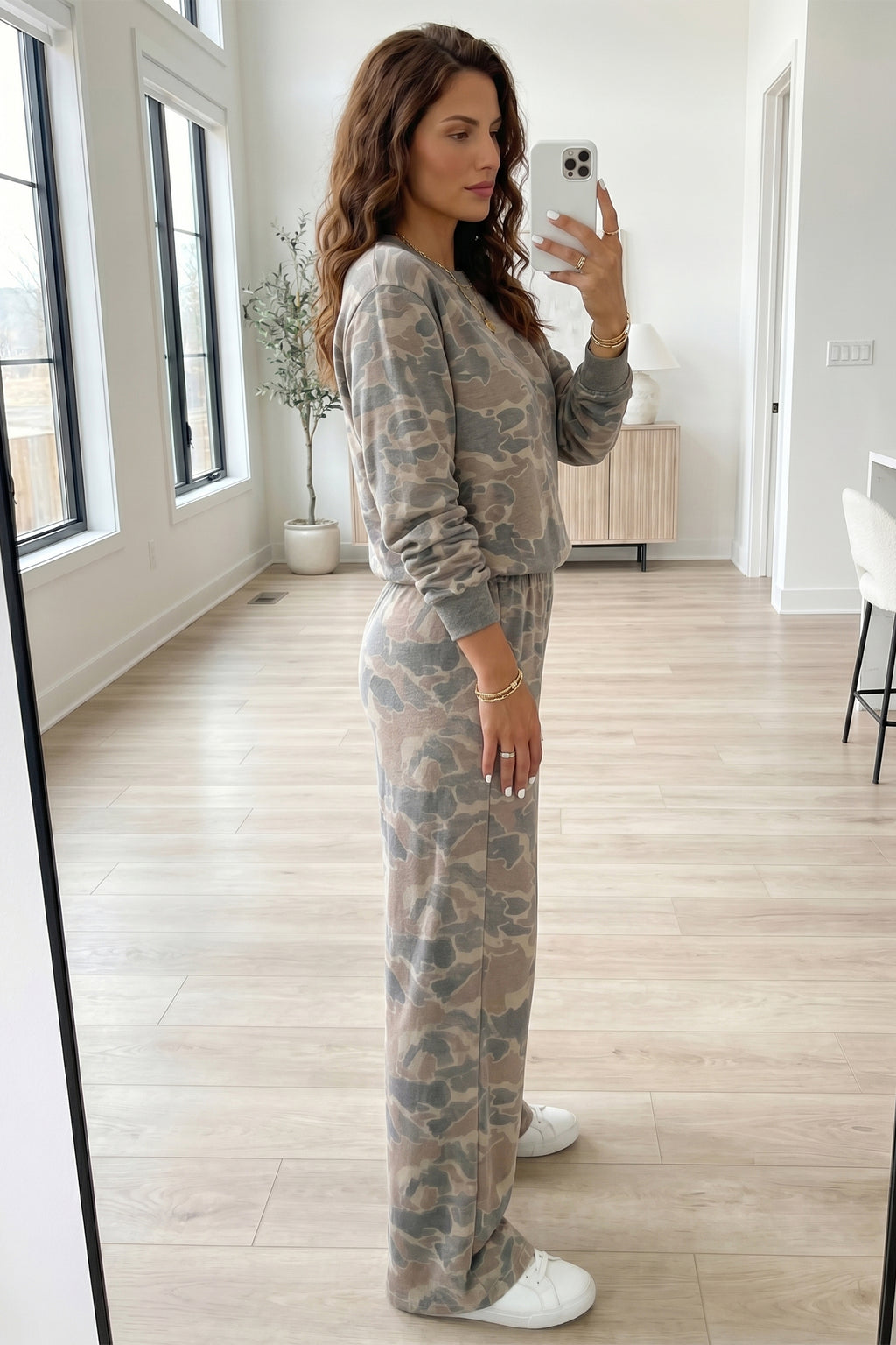 Multicolour  Camouflage Print Set