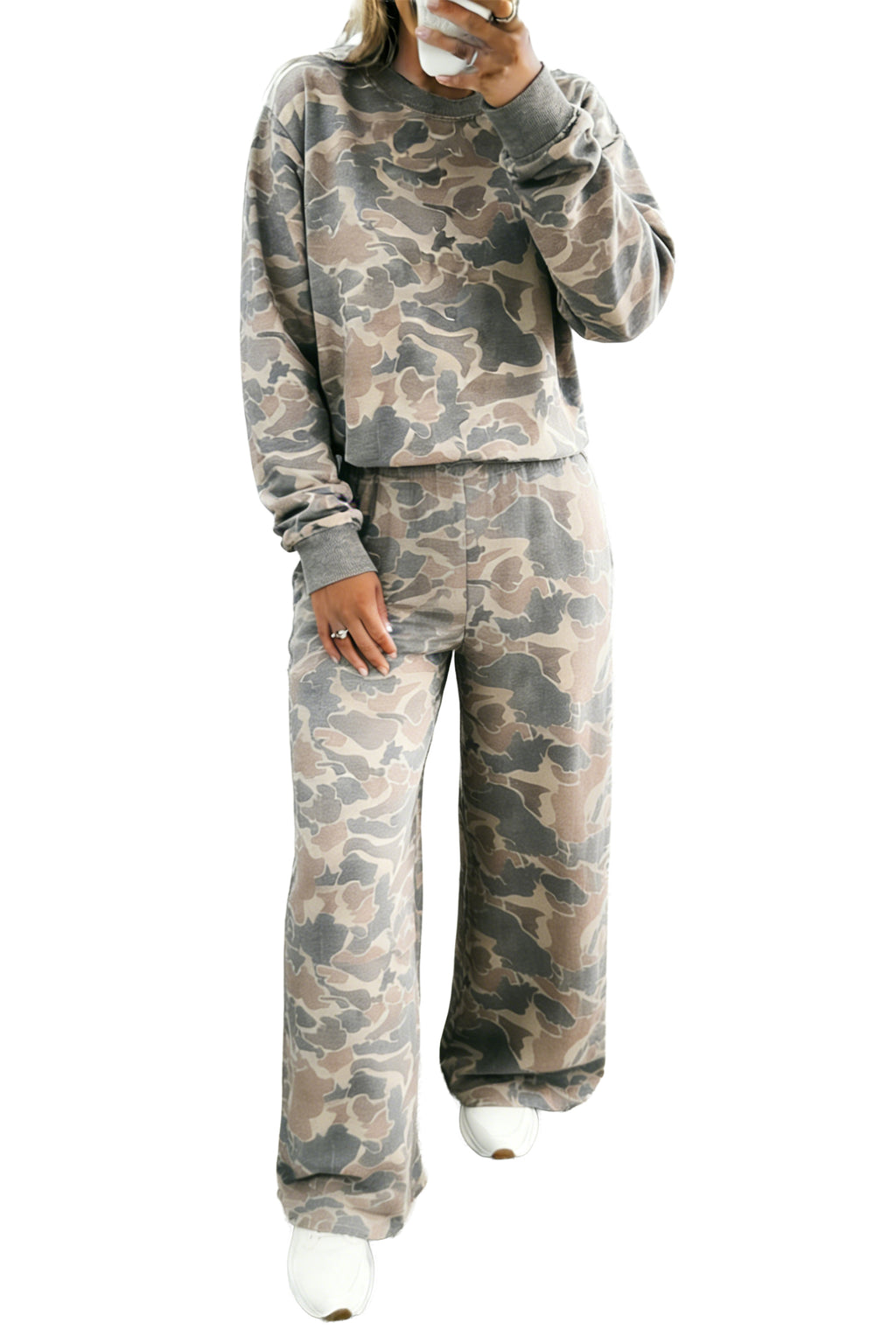 Multicolour  Camouflage Print Set